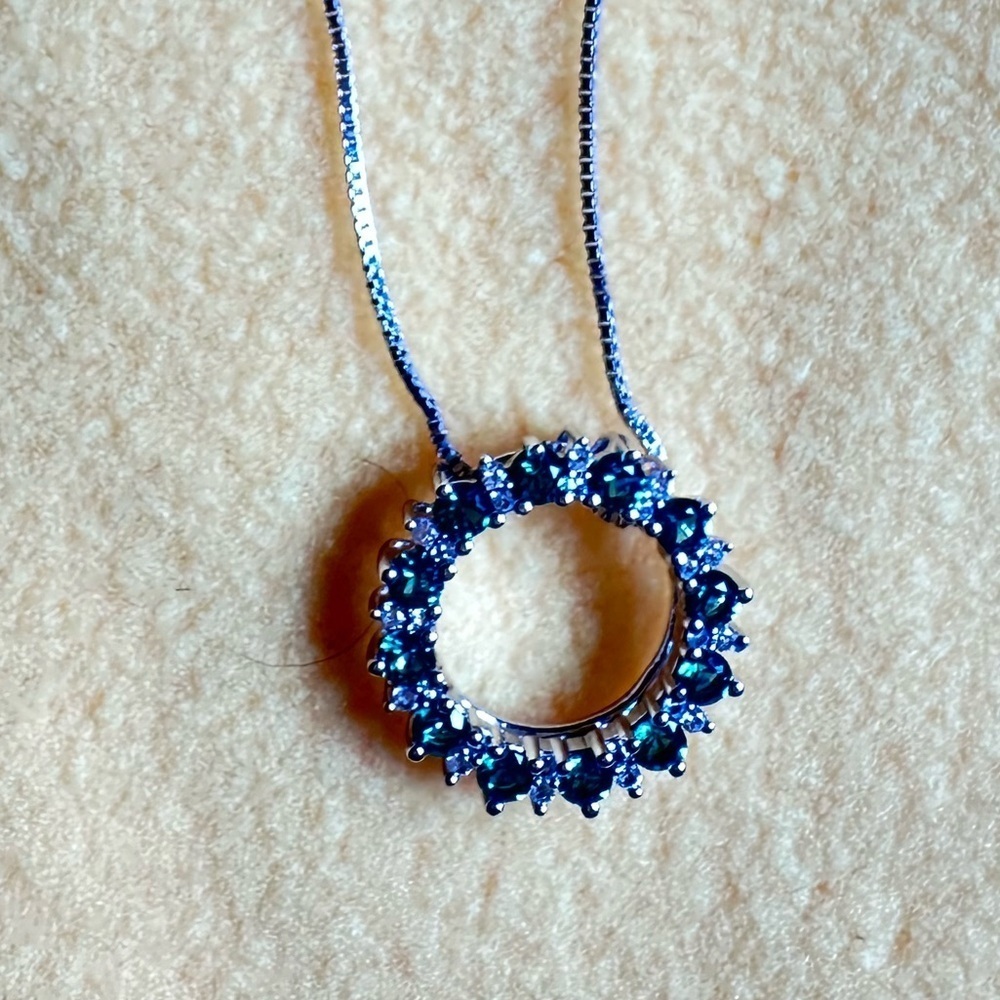 Emerald Pendant, Circle Of Life Pendant
